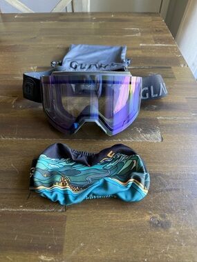 Glade Ski Blue -  Purple Goggles
